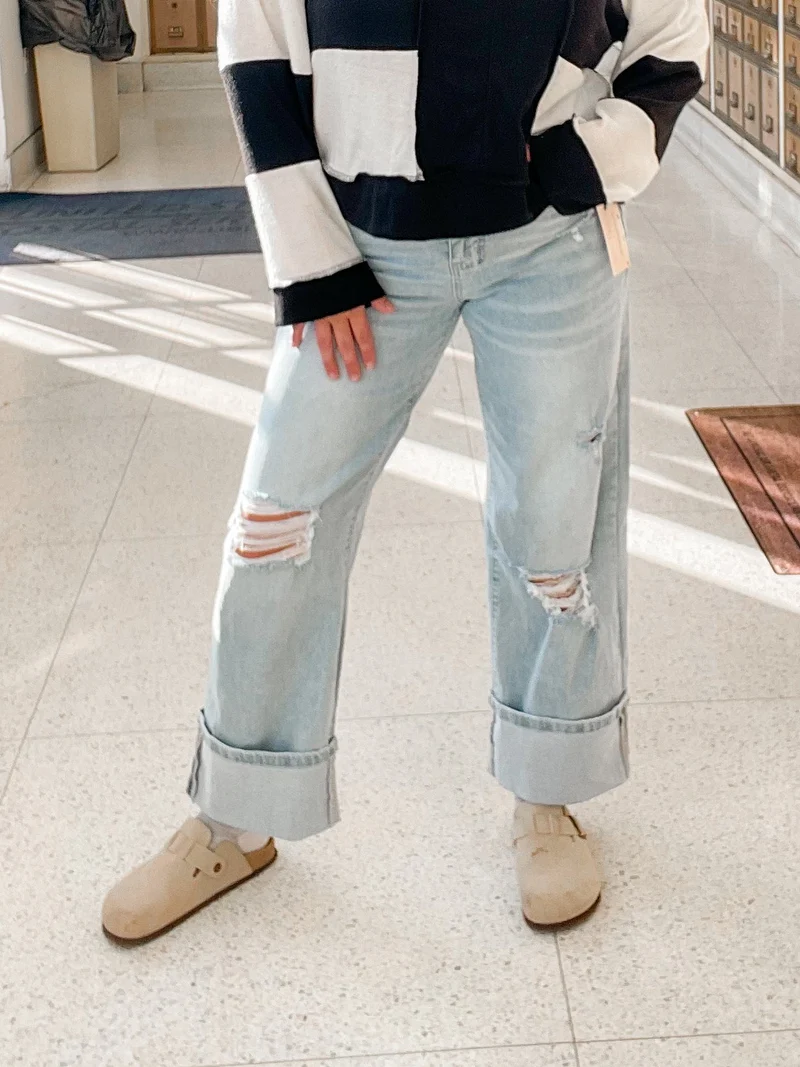 Relaxed Fit Lightwash Jeans