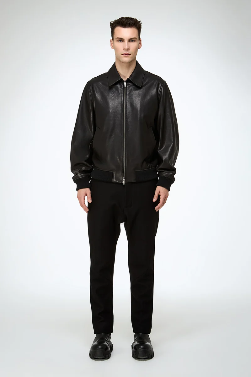 Niccolo - Schwarze Lederjacke