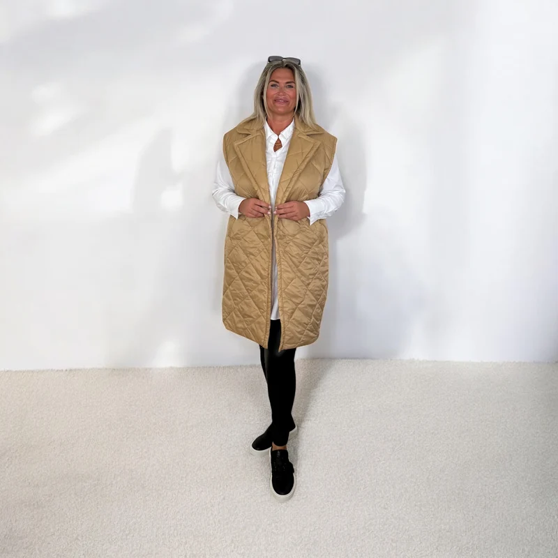Elegante Steppweste TALL