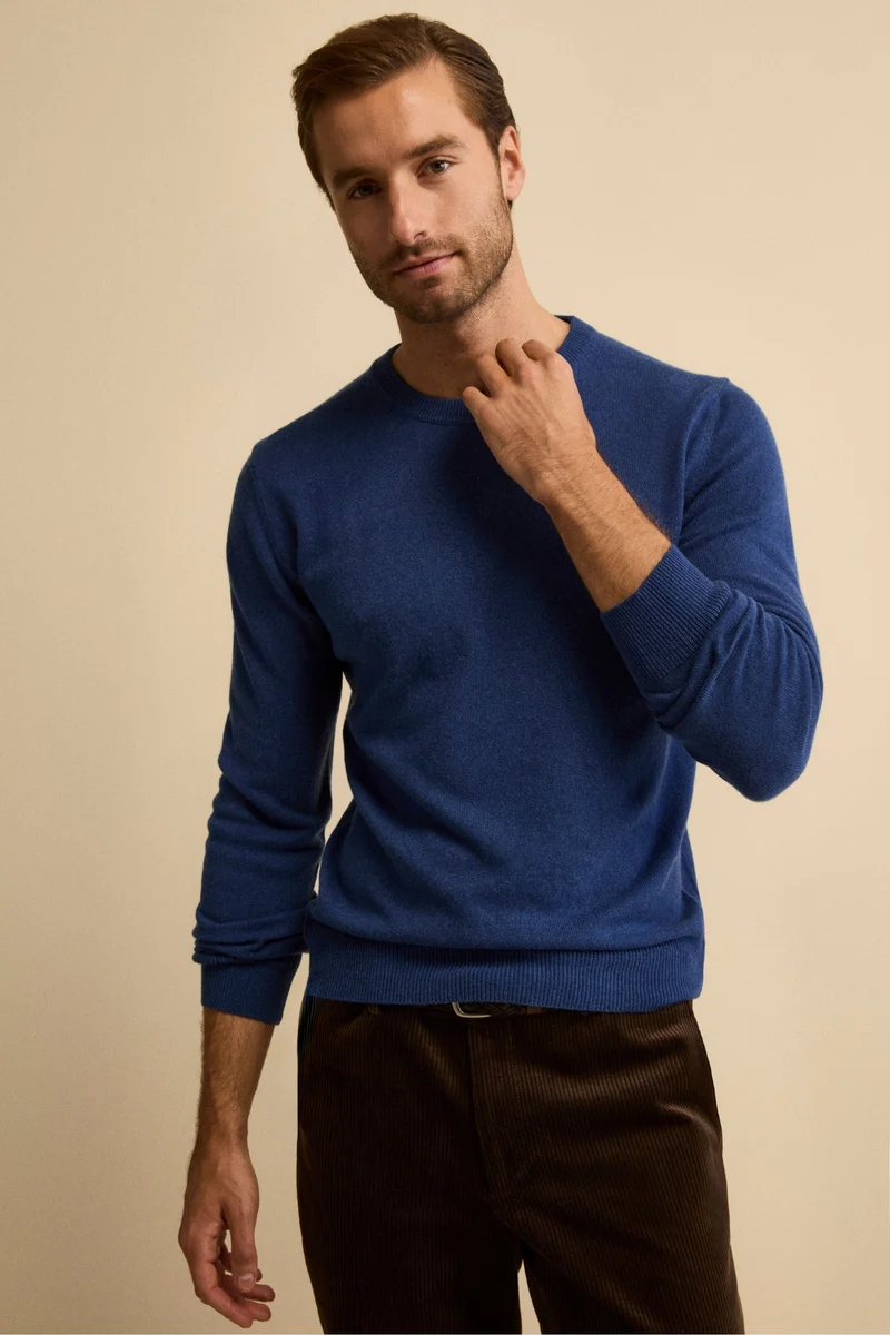 Girocollo in cashmere e seta - JEANS
