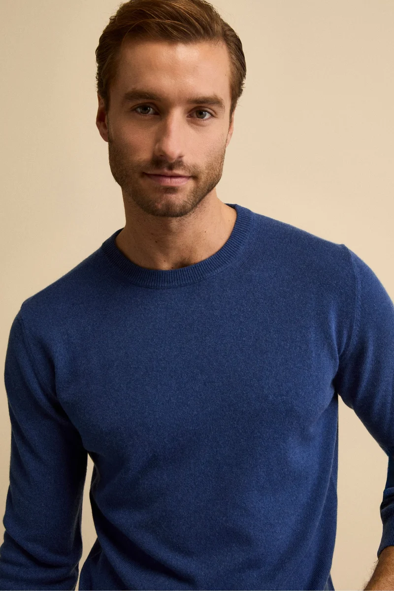 Girocollo in cashmere e seta - JEANS