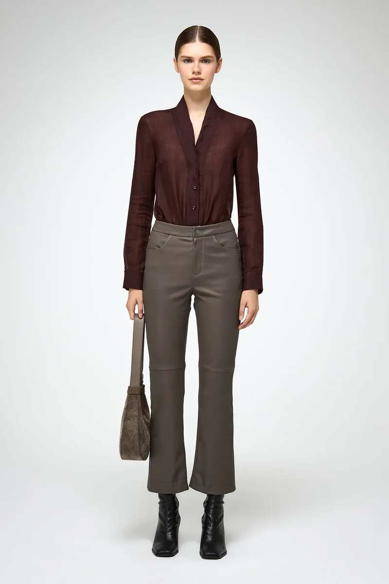 Ambre – Graue Lederhose