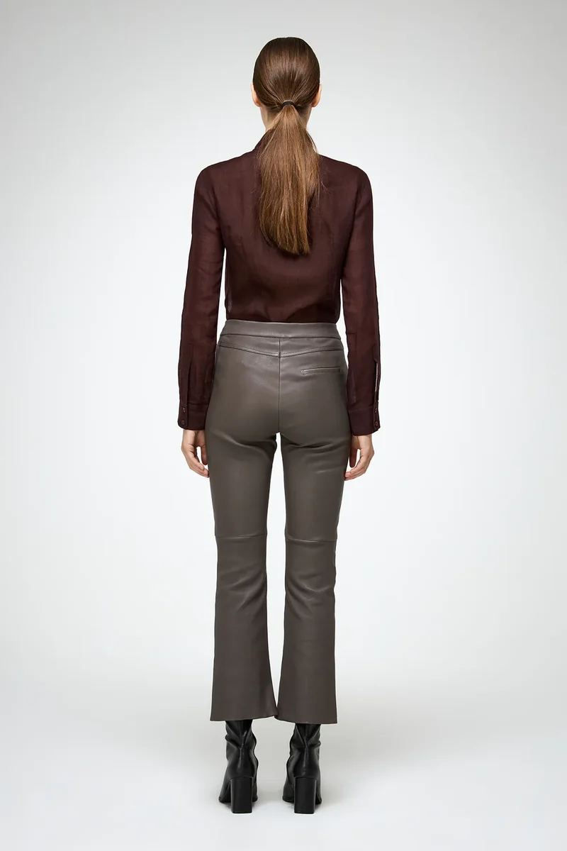 Ambre – Graue Lederhose