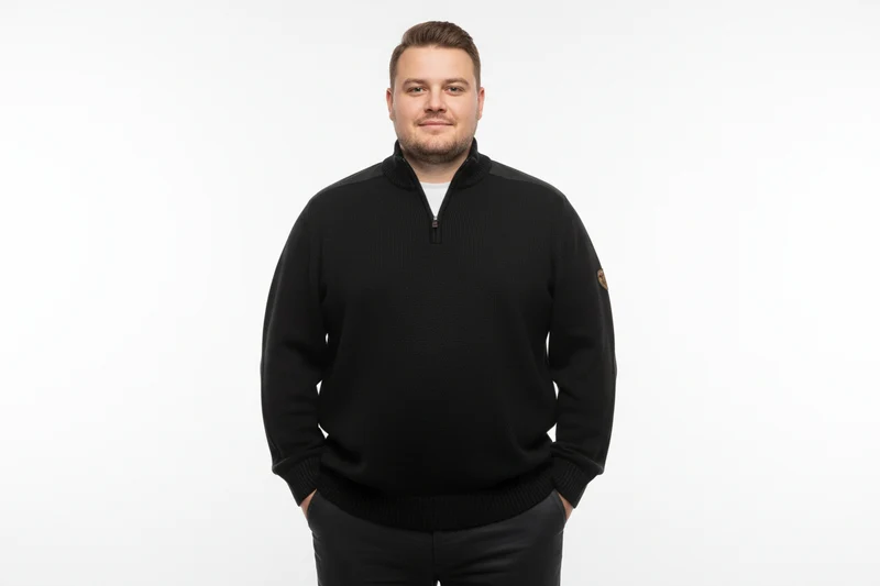 Allsize Sweat-Troyer für Herren in Übergröße