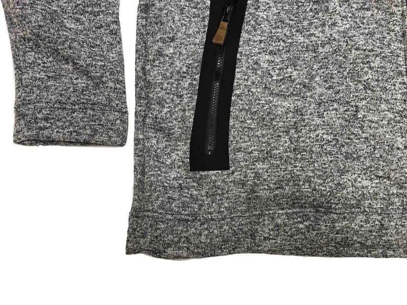 BlueWave Strick Fleecejacke Herren Übergröße 4XL-8XL Grau