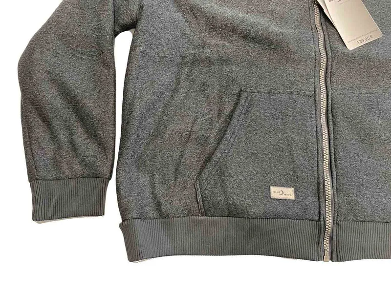 BlueWave Fleecejacke Herren Übergröße 4XL-8XL Anthrazit gefüttert