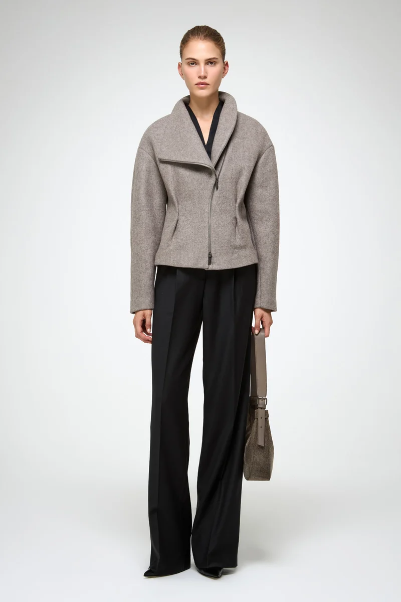 Sofia – Graue Wolljacke