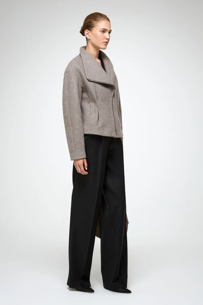 Sofia – Graue Wolljacke