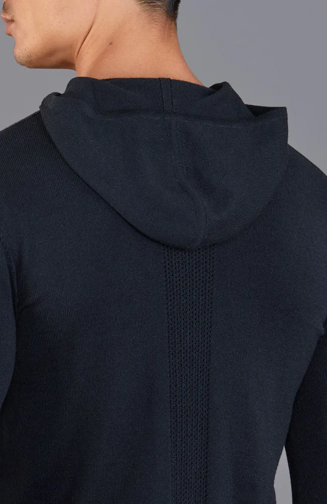 Schwerer Herren-Merino-Activewear-Kapuzenpullover