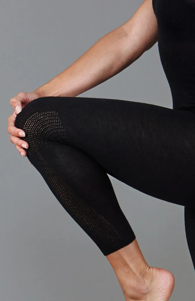 Mittelschwere Damen-Thermo-Leggings aus Merino-Activewear
