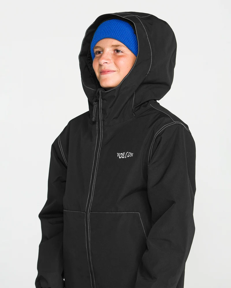Chaos Insulated 10K Jacke - Black - (KINDER)