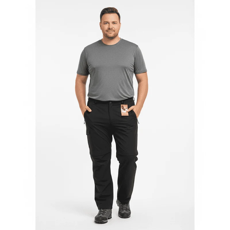 BigTiger Zipp-Off-Hose Herren Übergröße – Vielseitig & Bequem