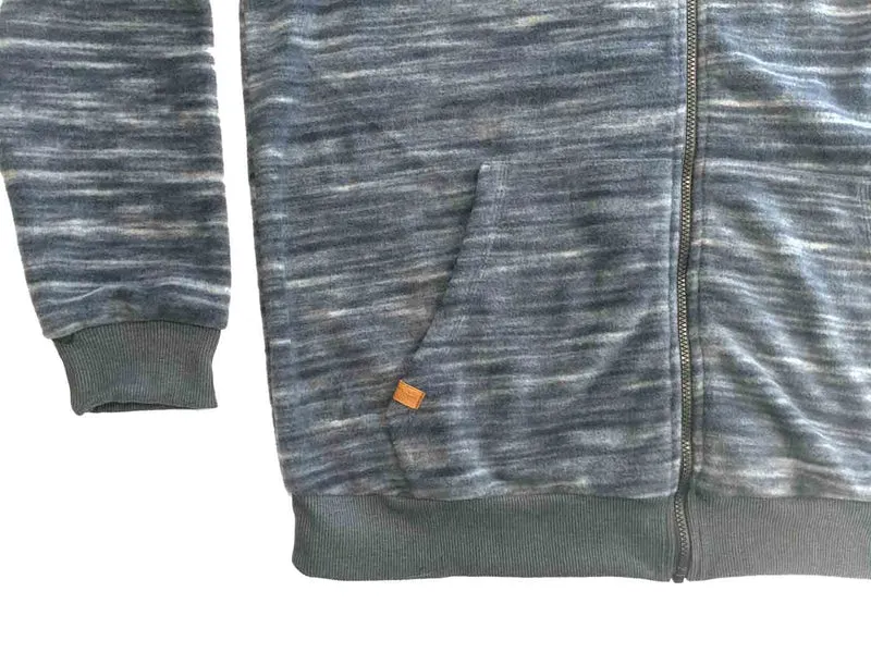 Brigg Kapuzen-Fleece-Jacke Herren Übergröße 4XL-10XL Olive Marine