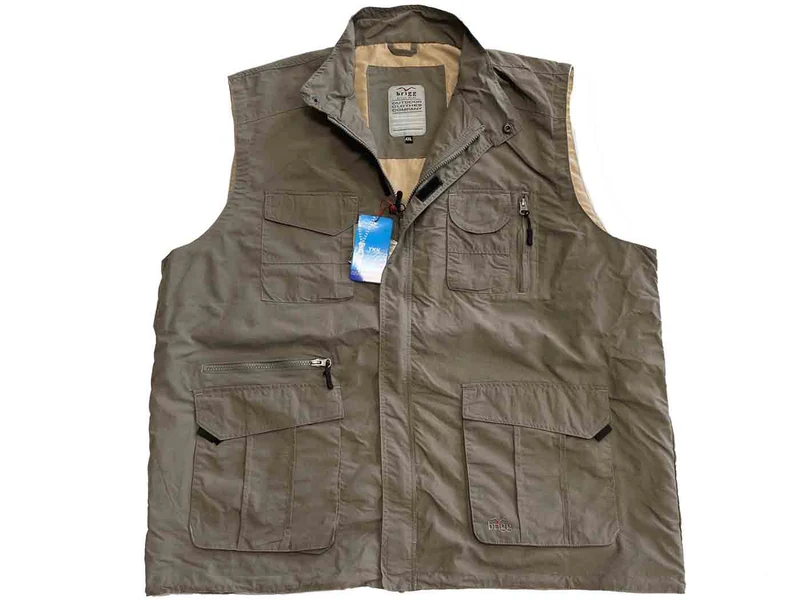 Brigg Weste Herren Übergröße 4XL-10XL Khaki Olive