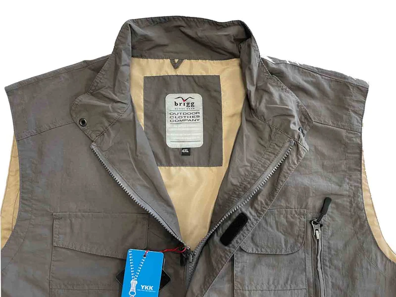 Brigg Weste Herren Übergröße 4XL-10XL Khaki Olive