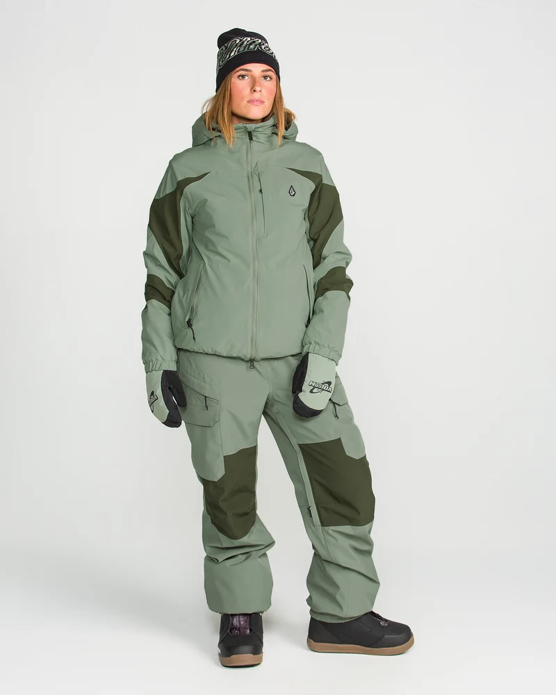 Creston 3D Stretch 15K Latzhose - Light Green
