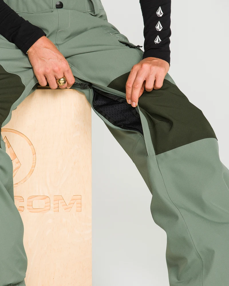 Creston 3D Stretch 15K Latzhose - Light Green