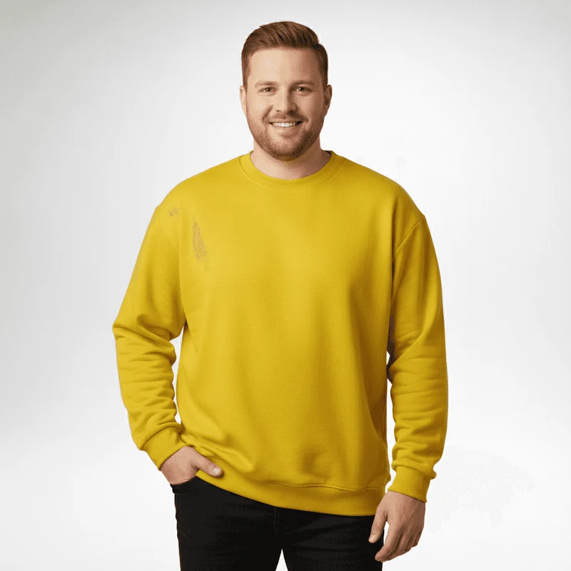 Promodoro Sweatshirt mit Bund in Übergröße Herren