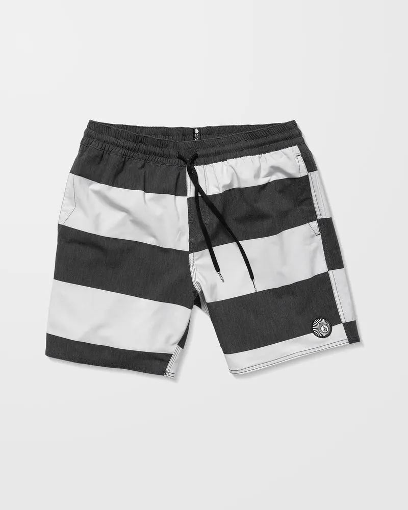 Psyche Cotton Trunk 17" Boardshorts - Black