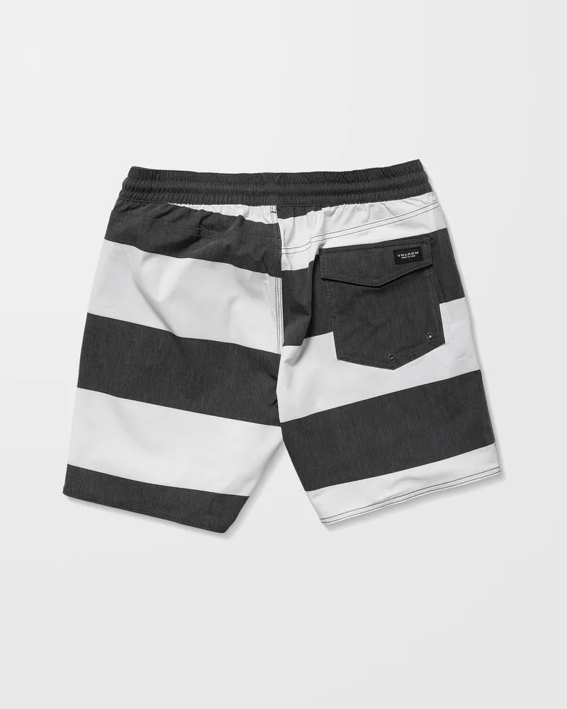 Psyche Cotton Trunk 17" Boardshorts - Black