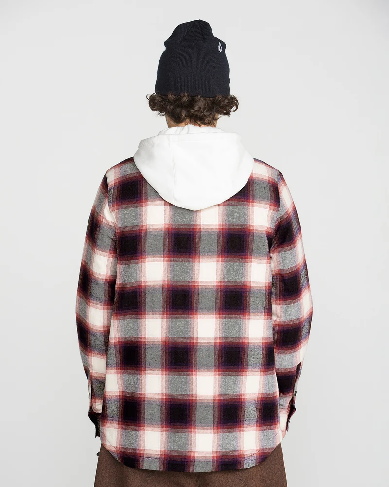 Enson Insulated Riding Flannel Jacke - Blue