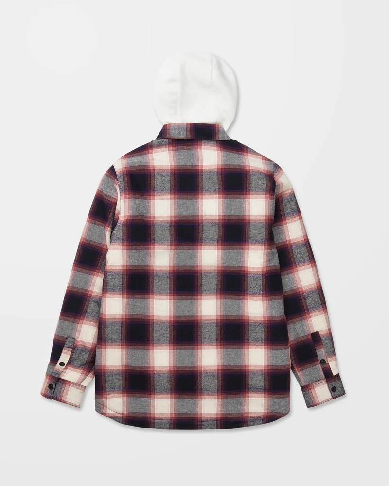 Enson Insulated Riding Flannel Jacke - Blue