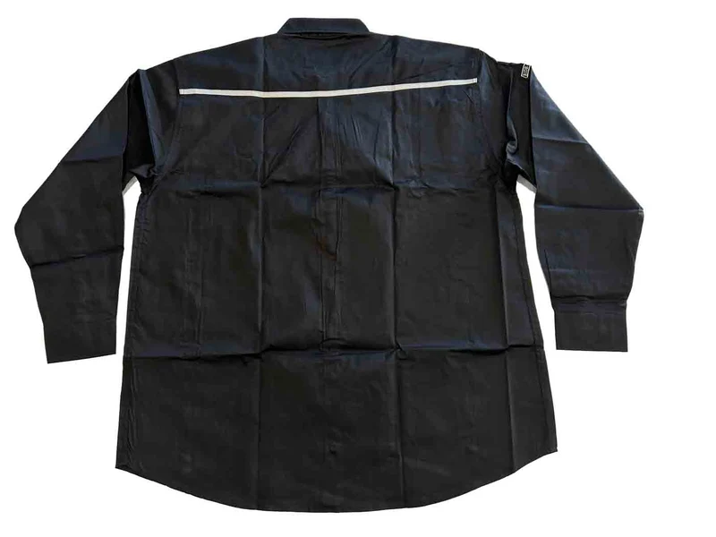 Kamro Hemd Herren Übergröße 4XL-10XL - langarm schwarz