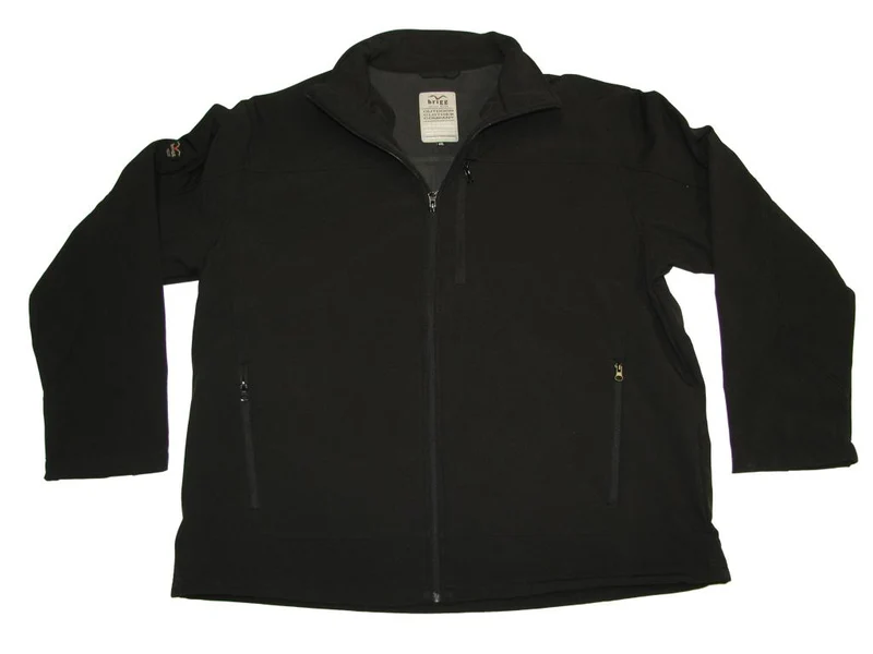 Brigg Softshell-Jacke Herren Übergröße 3XL - 10XL Schwarz