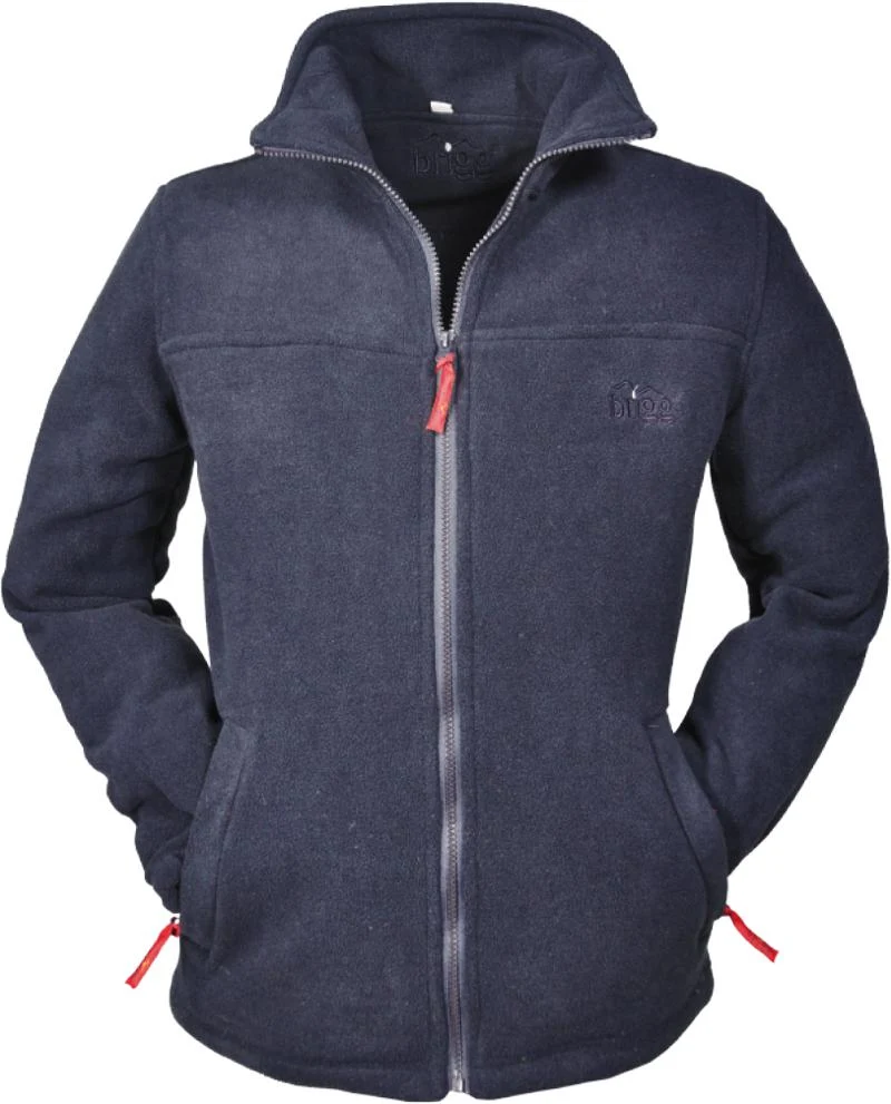 Brigg Fleece Jacke Herren Übergröße 3XL-10XL Navy Schwarz Anthrazit Grau Olive Bordeux