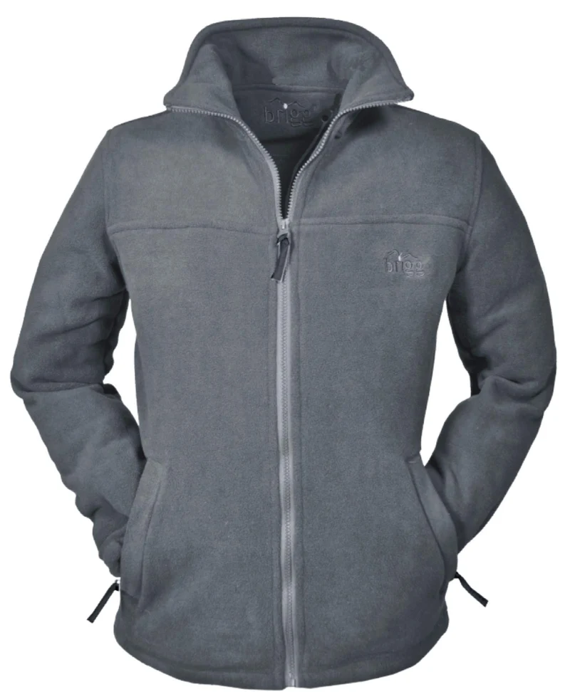 Brigg Fleece Jacke Herren Übergröße 3XL-10XL Navy Schwarz Anthrazit Grau Olive Bordeux