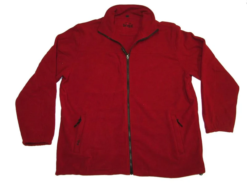Brigg Fleece Jacke Herren Übergröße 3XL-10XL Navy Schwarz Anthrazit Grau Olive Bordeux