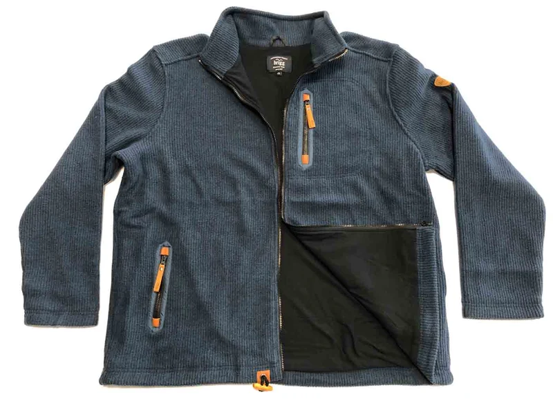Brigg Fleecejacke Herren Übergröße 3XL-10XL Anthrazit Marine
