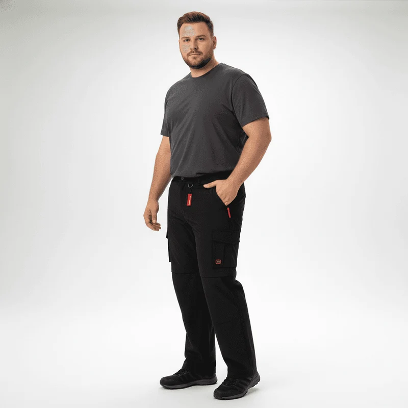Adamo Zipp-Off-Hose für Herren Übergröße – Komfort & Vielseitigkeit
