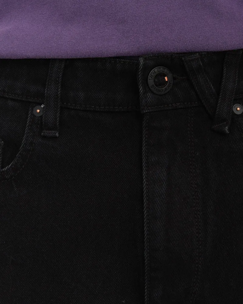 Billow 22" Jeansshorts - Black