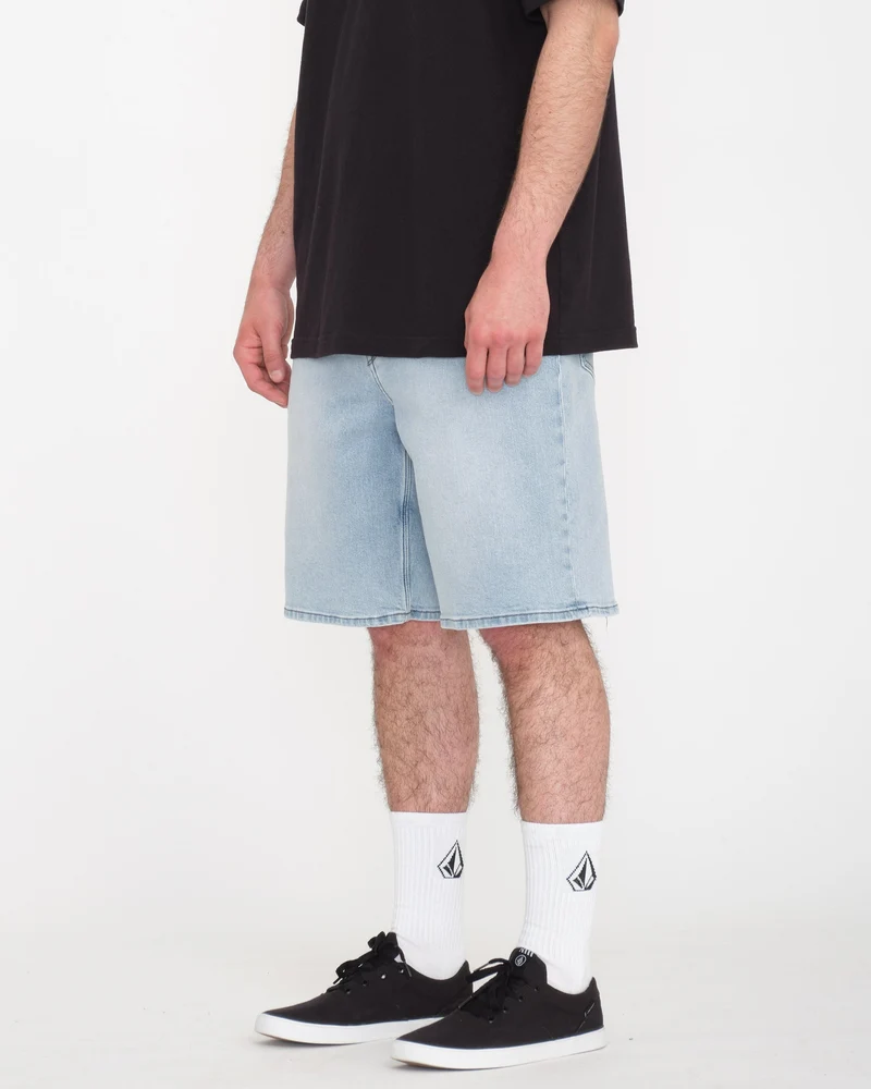 Billow Denim Shorts - DESERT DIRT INDIGO