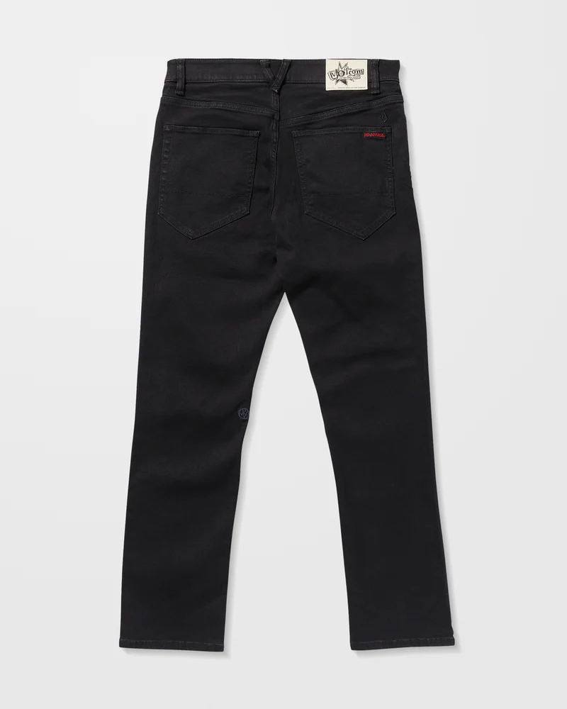 Volcom Ent Pennywise Jeans - Black On Black