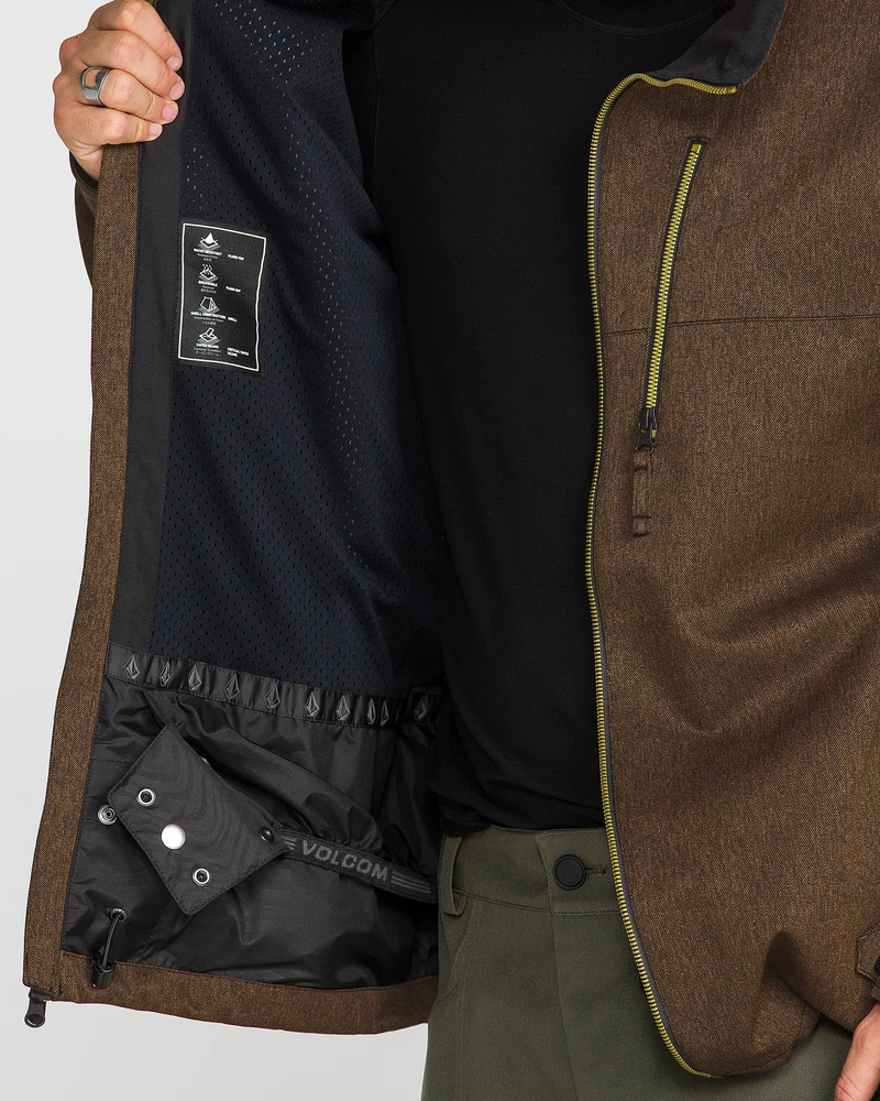 Top Stitch 10K Jacke - Brown Denim