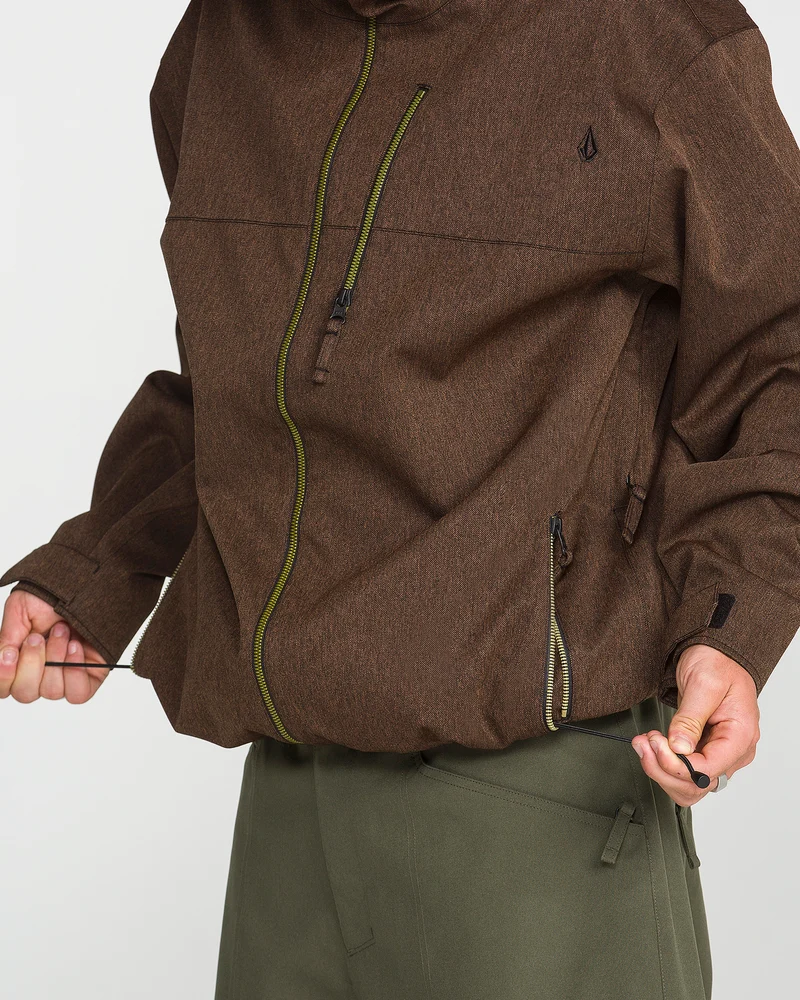 Top Stitch 10K Jacke - Brown Denim