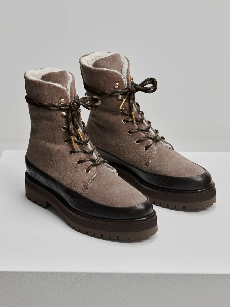Charente Fleece Lined Lace Up Boots
