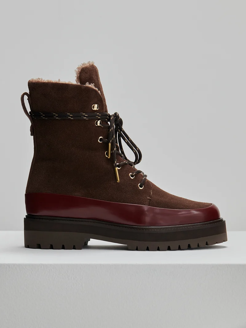 Charente Fleece Lined Lace Up Boots