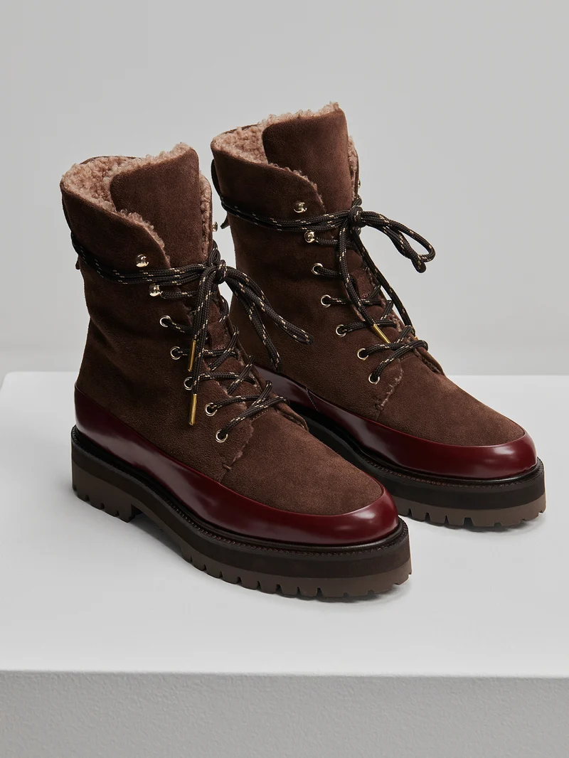 Charente Fleece Lined Lace Up Boots
