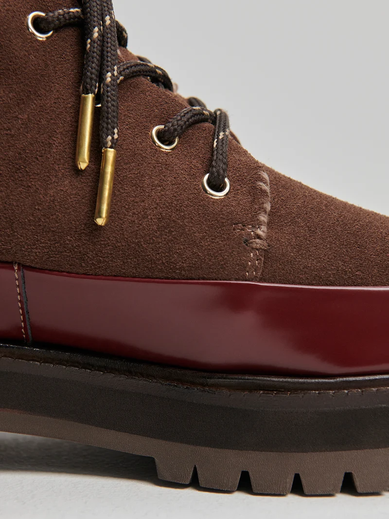 Charente Fleece Lined Lace Up Boots