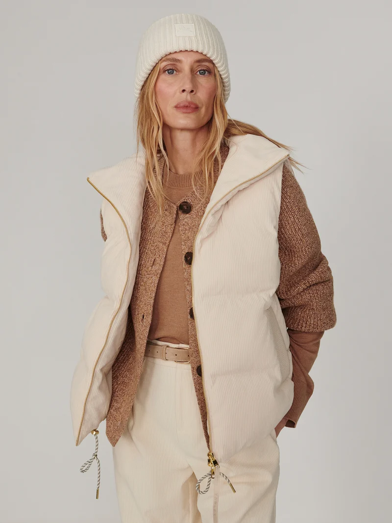 Lilah Cord Puffer Gilet