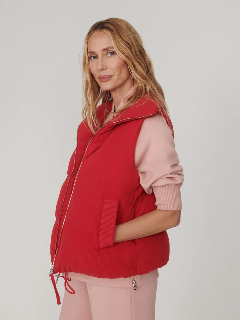 Lilah Cord Puffer Gilet