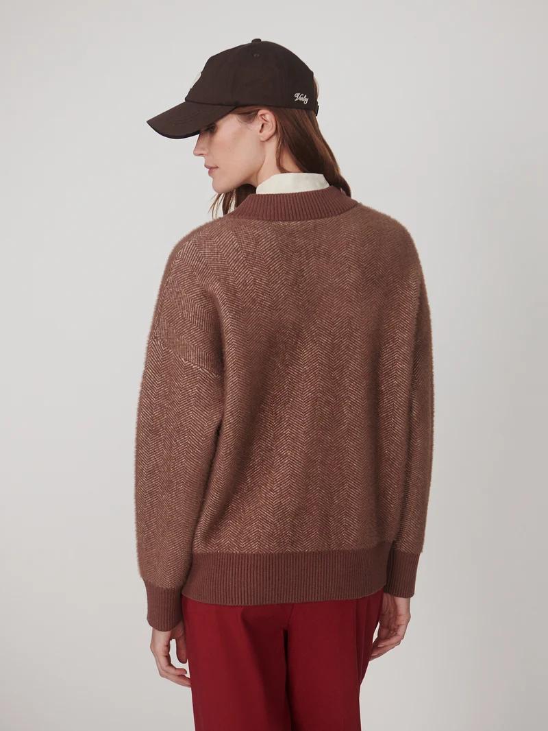 Zenia Zip Through Knit Jacket