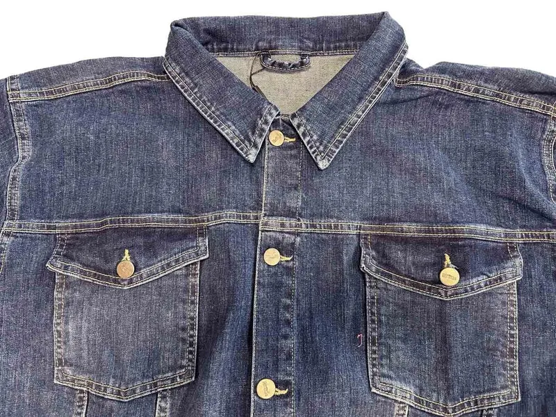BigTiger Jeans-Jacke Herren Übergröße Komfort & Stil