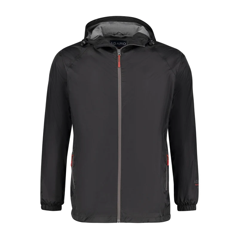 Adamo Regenjacke Herren Übergröße 4XL-10XL Schwarz Blau Rot Gelb Outdoorjacke