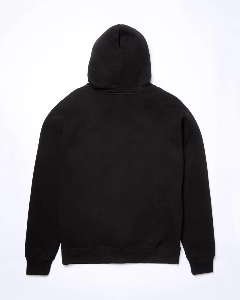 Single Stone Full Zip Kapuzenpullover - BLACK