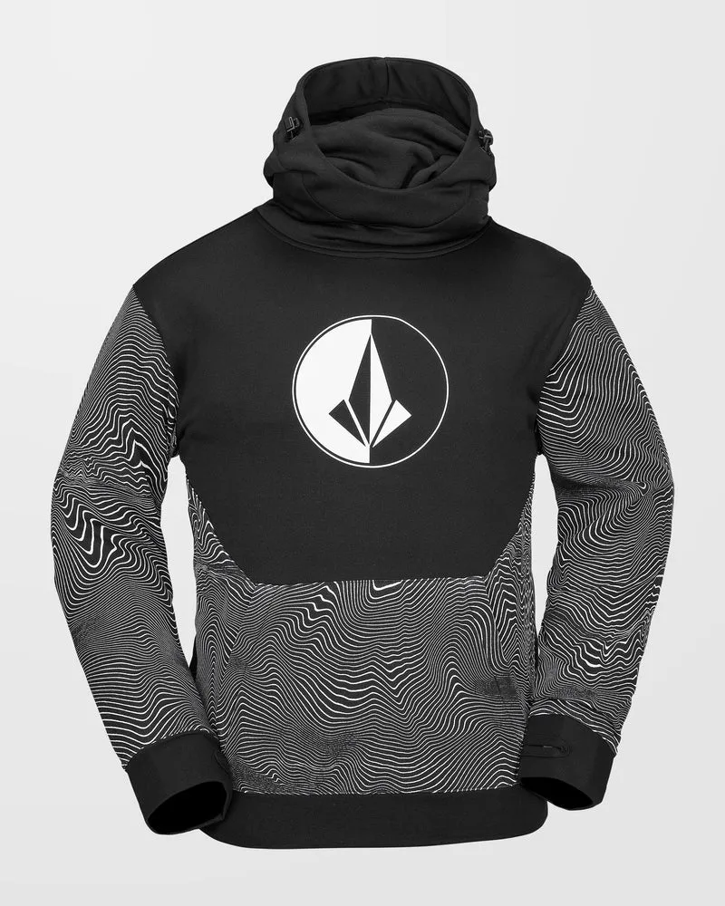 Hydro Riding Kapuzenpullover - Black Print