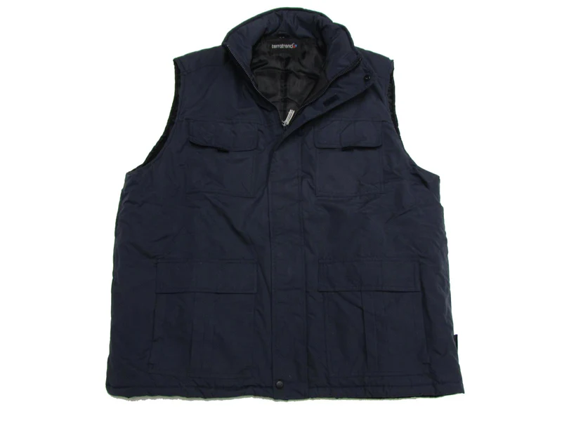 Terrax Winterweste Herren Übergröße 3XL Marine